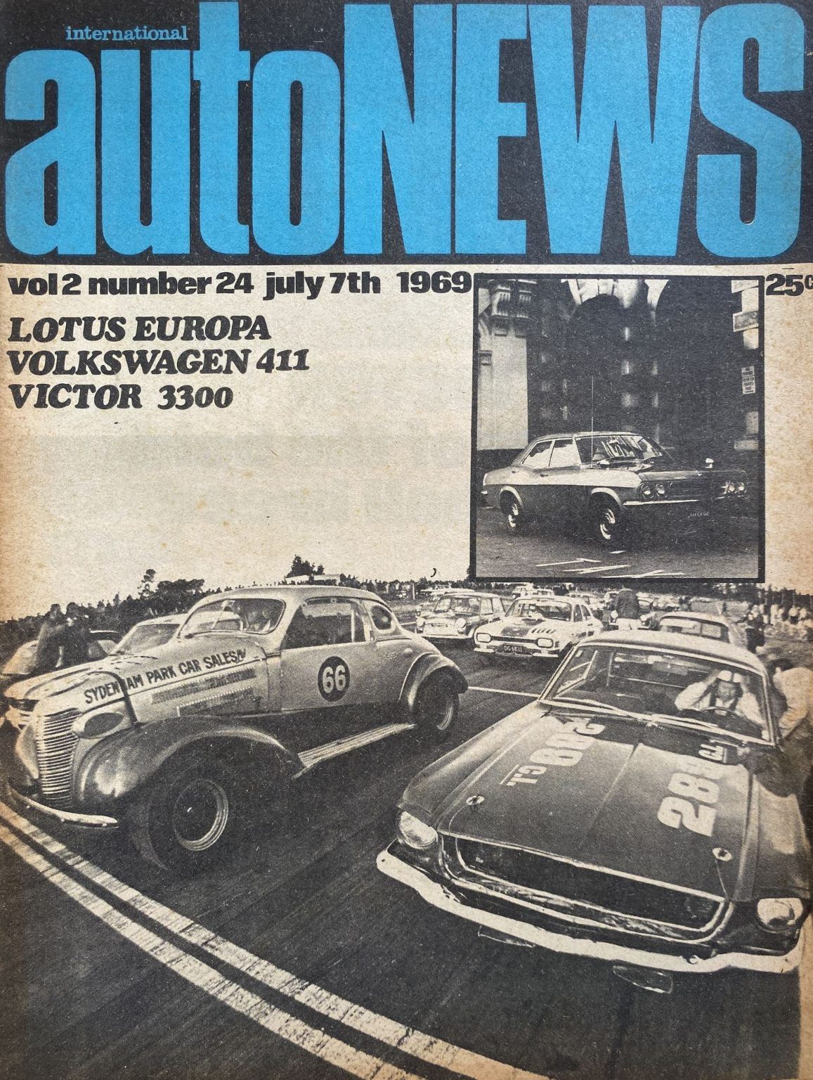 OLD MAGAZINE: International Auto News - Vol. 2, Number 24, 7th July 1969