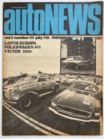 OLD MAGAZINE: International Auto News - Vol. 2, Number 24, 7th July 1969