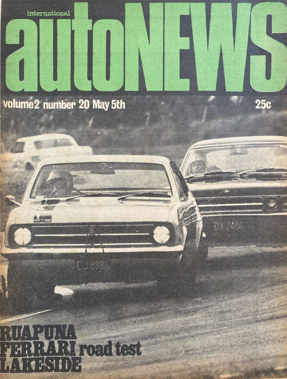 OLD MAGAZINE: International Auto News - Vol. 2, Number 20, 5th May 1969