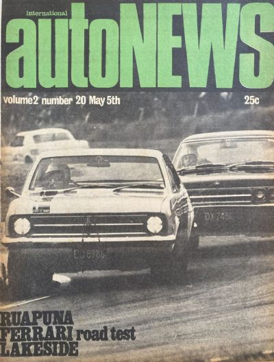 OLD MAGAZINE: International Auto News - Vol. 2, Number 20, 5th May 1969 