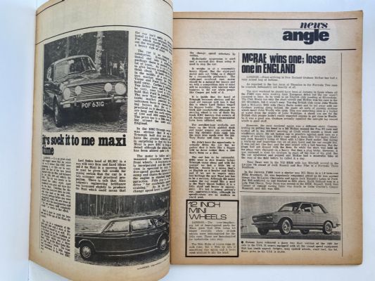 OLD MAGAZINE: International Auto News - Vol. 2, Number 20, 5th May 1969