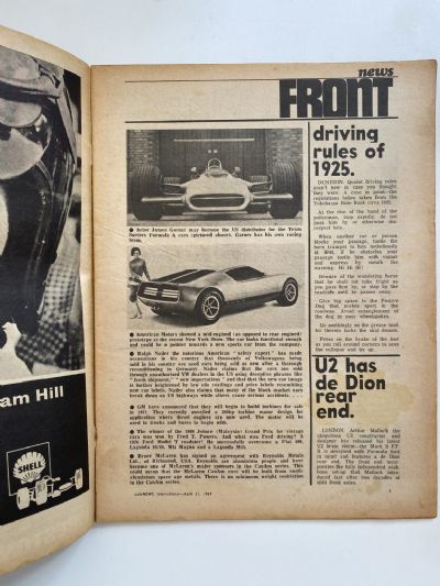 OLD MAGAZINE: International Auto News - Vol. 2, Number 18, 21st March 1969