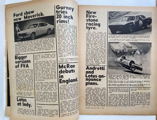 OLD MAGAZINE: International Auto News - Vol. 2, Number 18, 21st March 1969