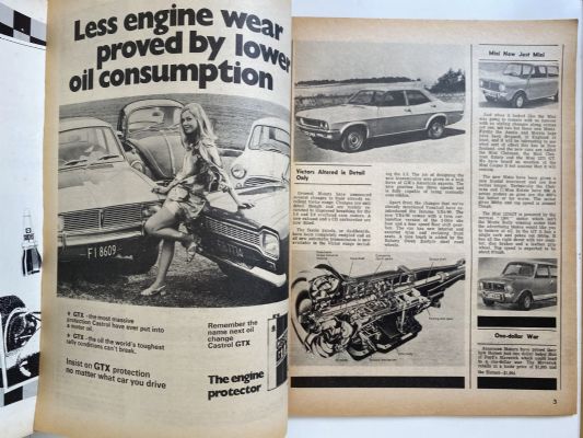 OLD MAGAZINE: International Auto News - Vol. 3, Number 8, 3rd November 1969