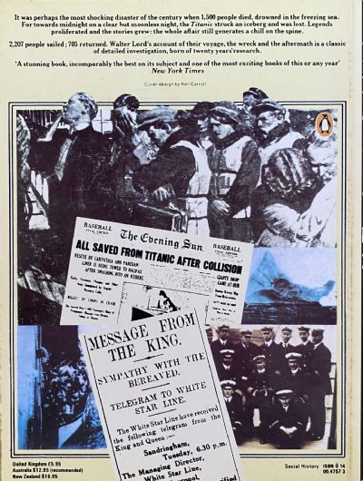 A NIGHT TO REMEMBER: The Titanic Disaster
