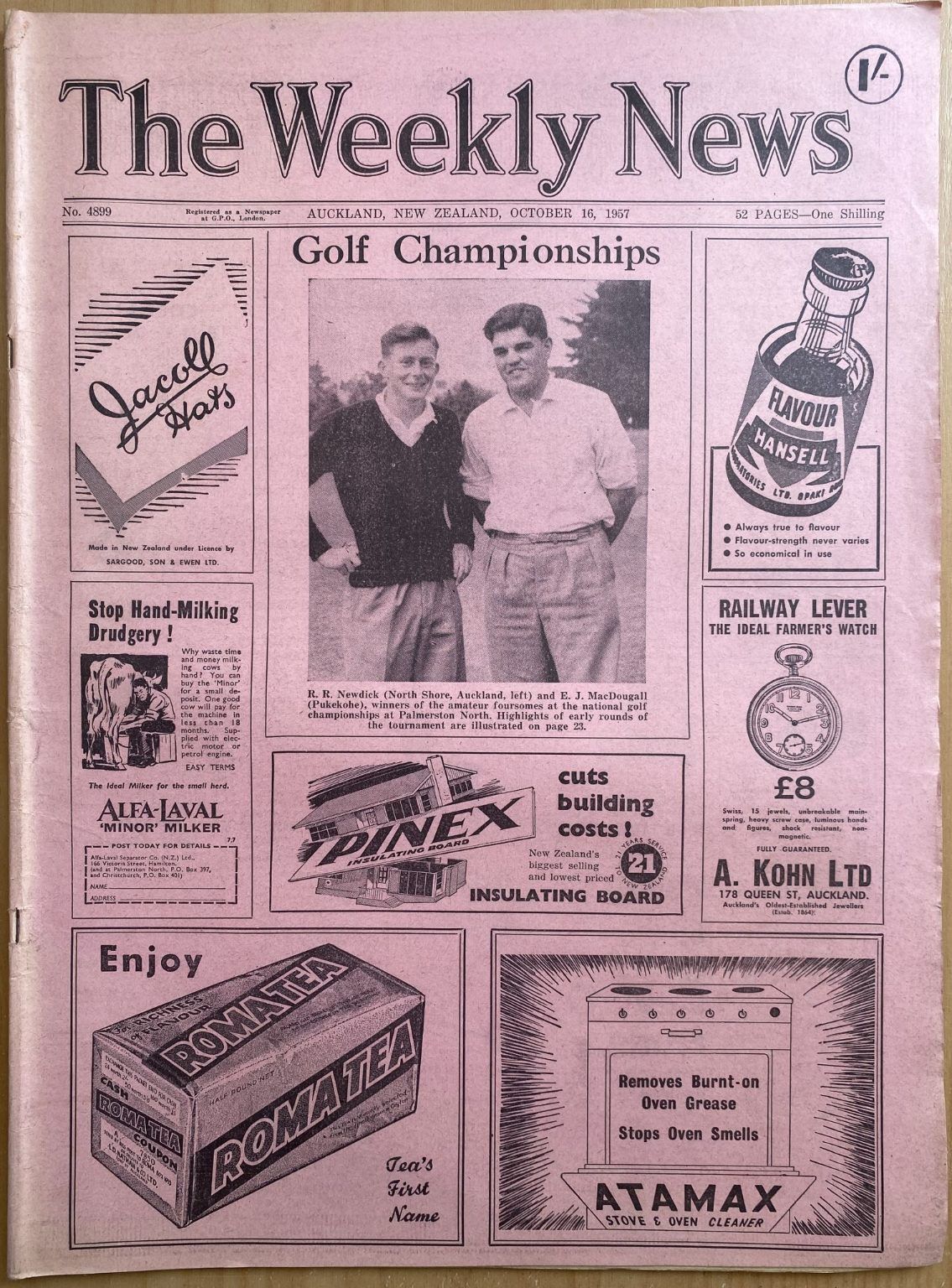 OLD NEWSPAPER: The Weekly News, No. 4899, 16 October 1957