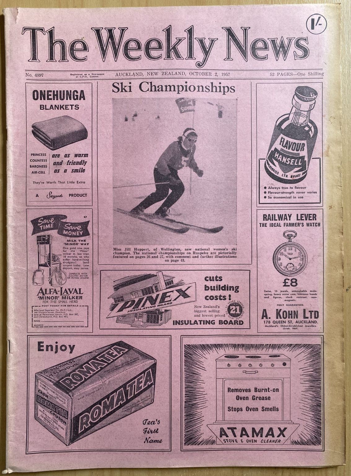 OLD NEWSPAPER: The Weekly News, No. 4897, 2 October 1957