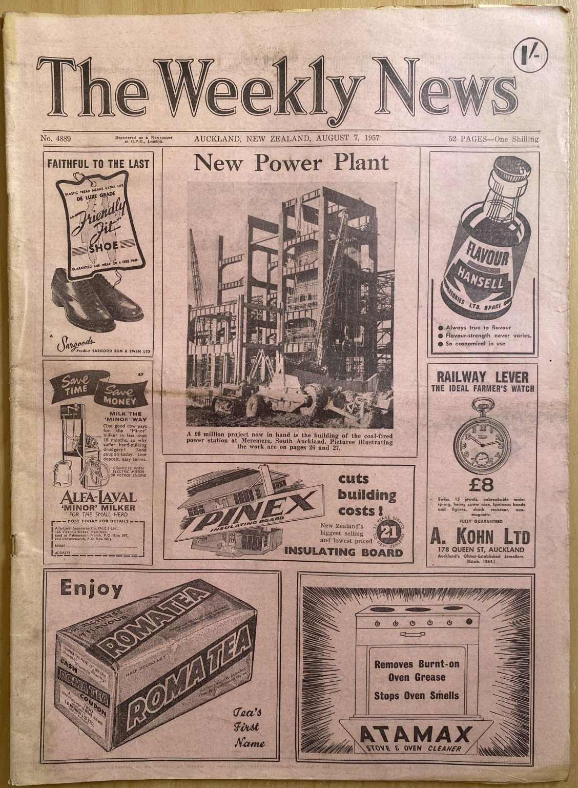OLD NEWSPAPER: The Weekly News, No. 4889, 7 August 1957