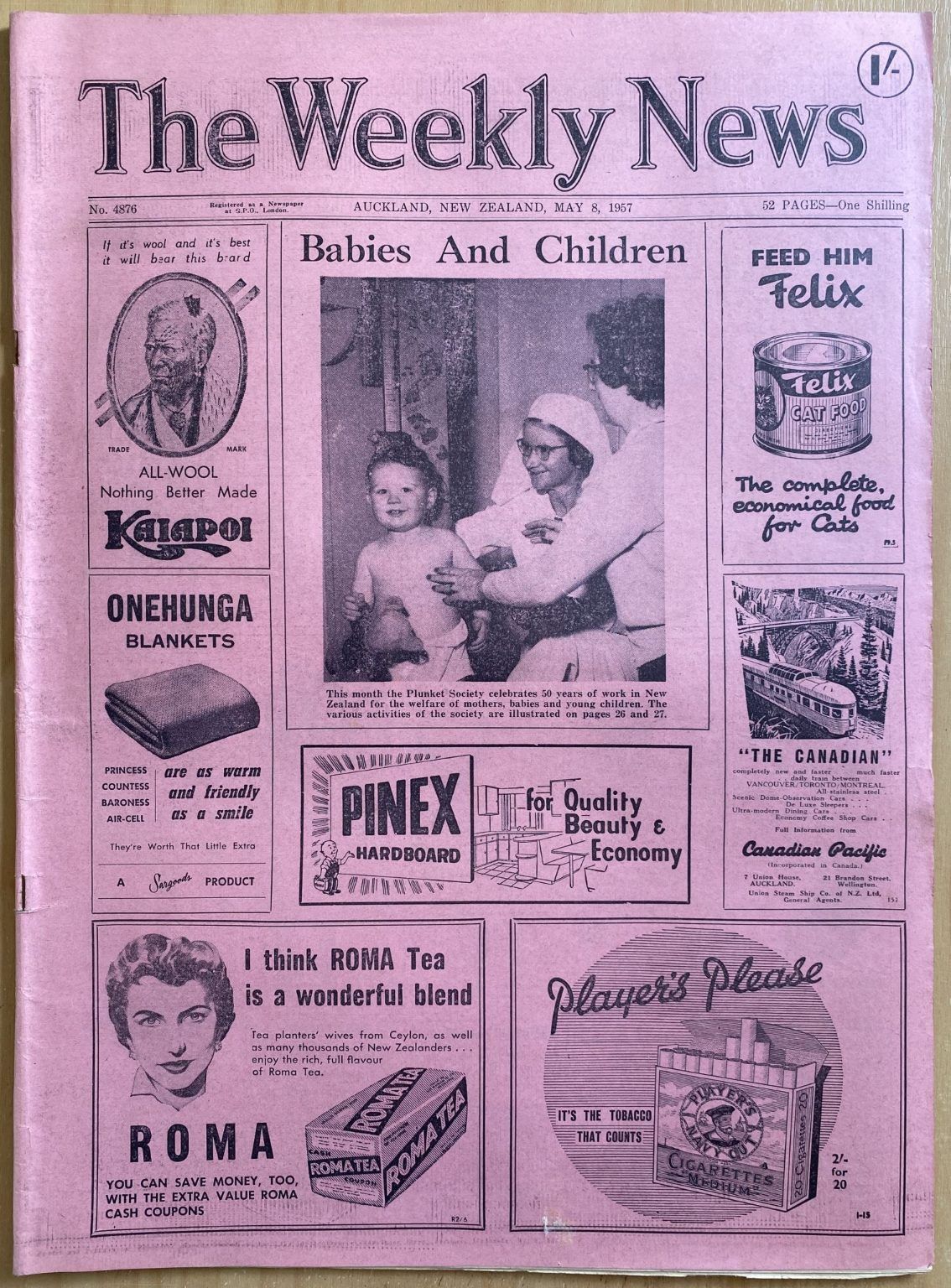 OLD NEWSPAPER: The Weekly News, No. 4876, 8 May 1957