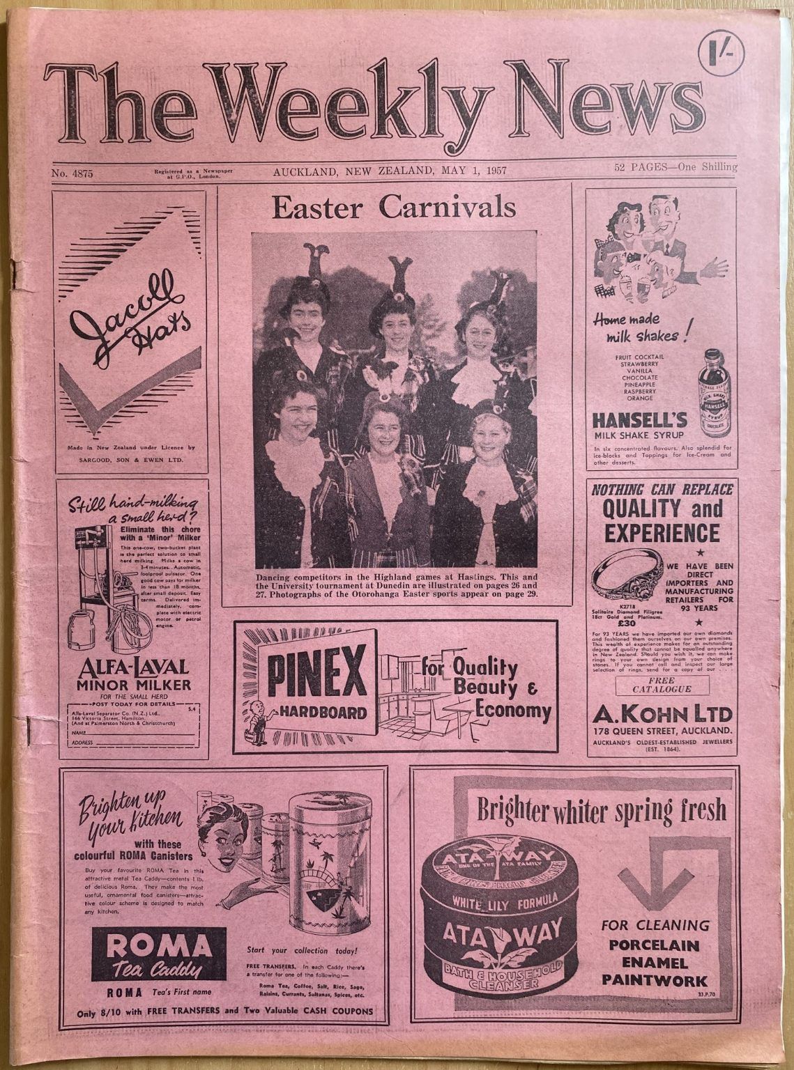OLD NEWSPAPER: The Weekly News, No. 4875, 1 May 1957