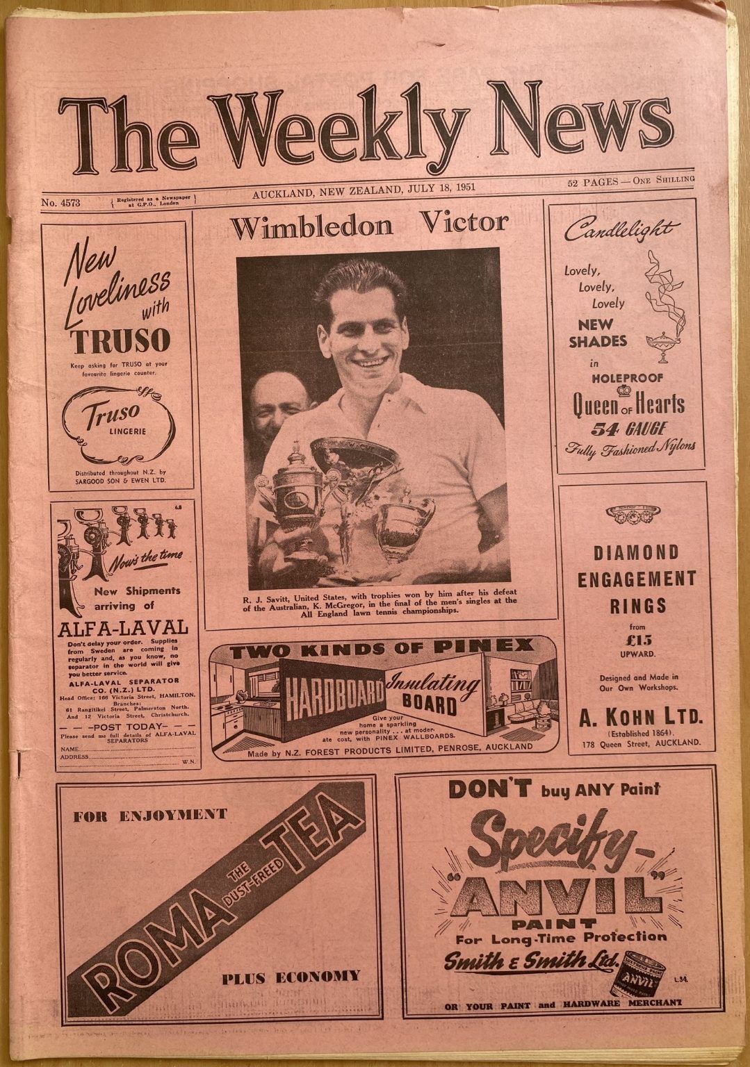 OLD NEWSPAPER: The Weekly News, No. 4573, 18 July 1951