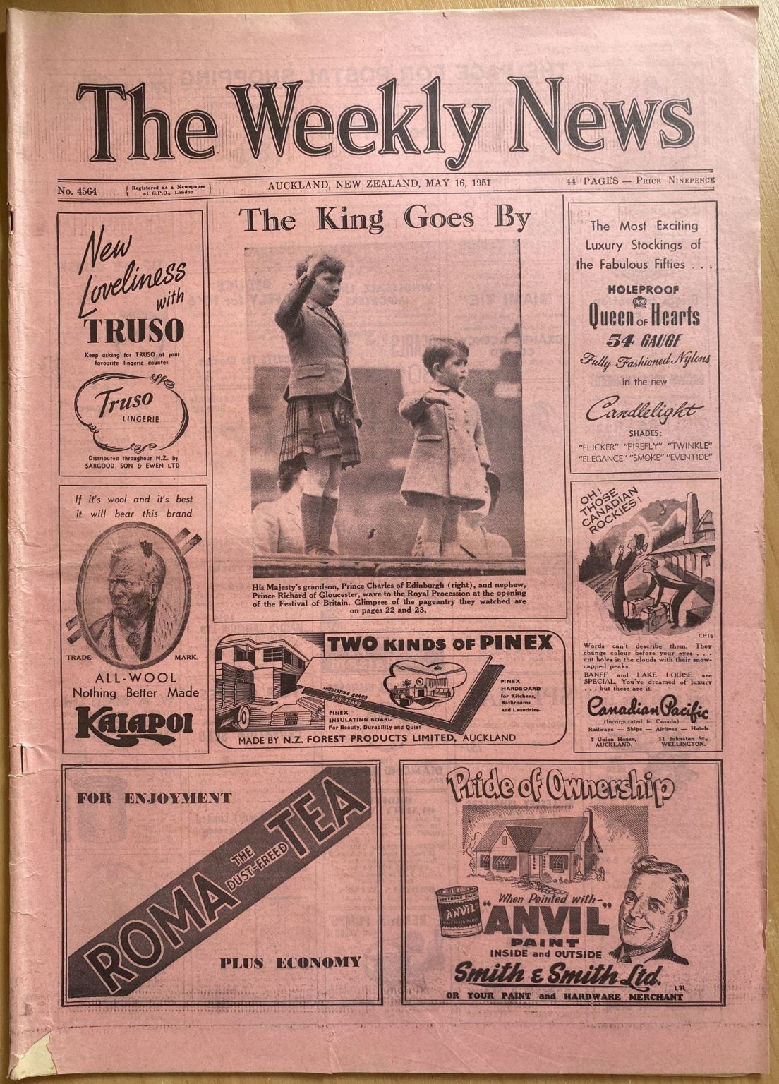 OLD NEWSPAPER: The Weekly News, No. 4564, 16 May 1951