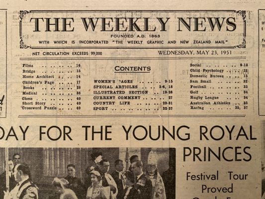 OLD NEWSPAPER: The Weekly News, No. 4565, 23 May 1951