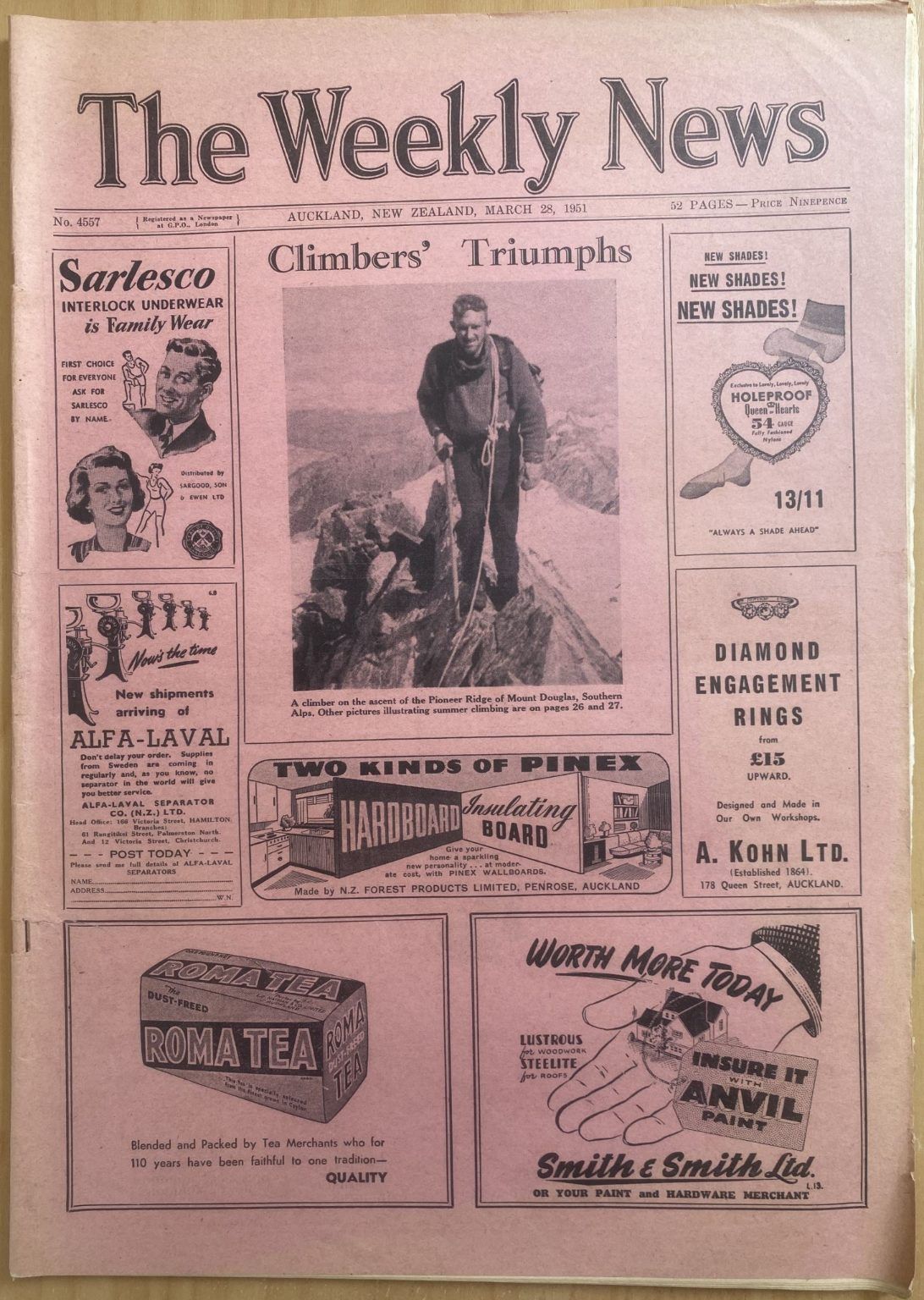 OLD NEWSPAPER: The Weekly News, No. 4557, 28 March 1951