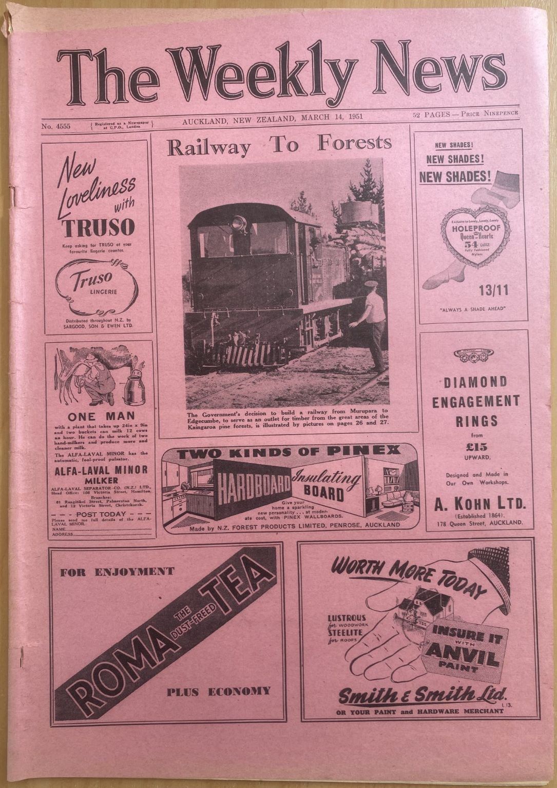 OLD NEWSPAPER: The Weekly News, No. 4555, 14 March 1951