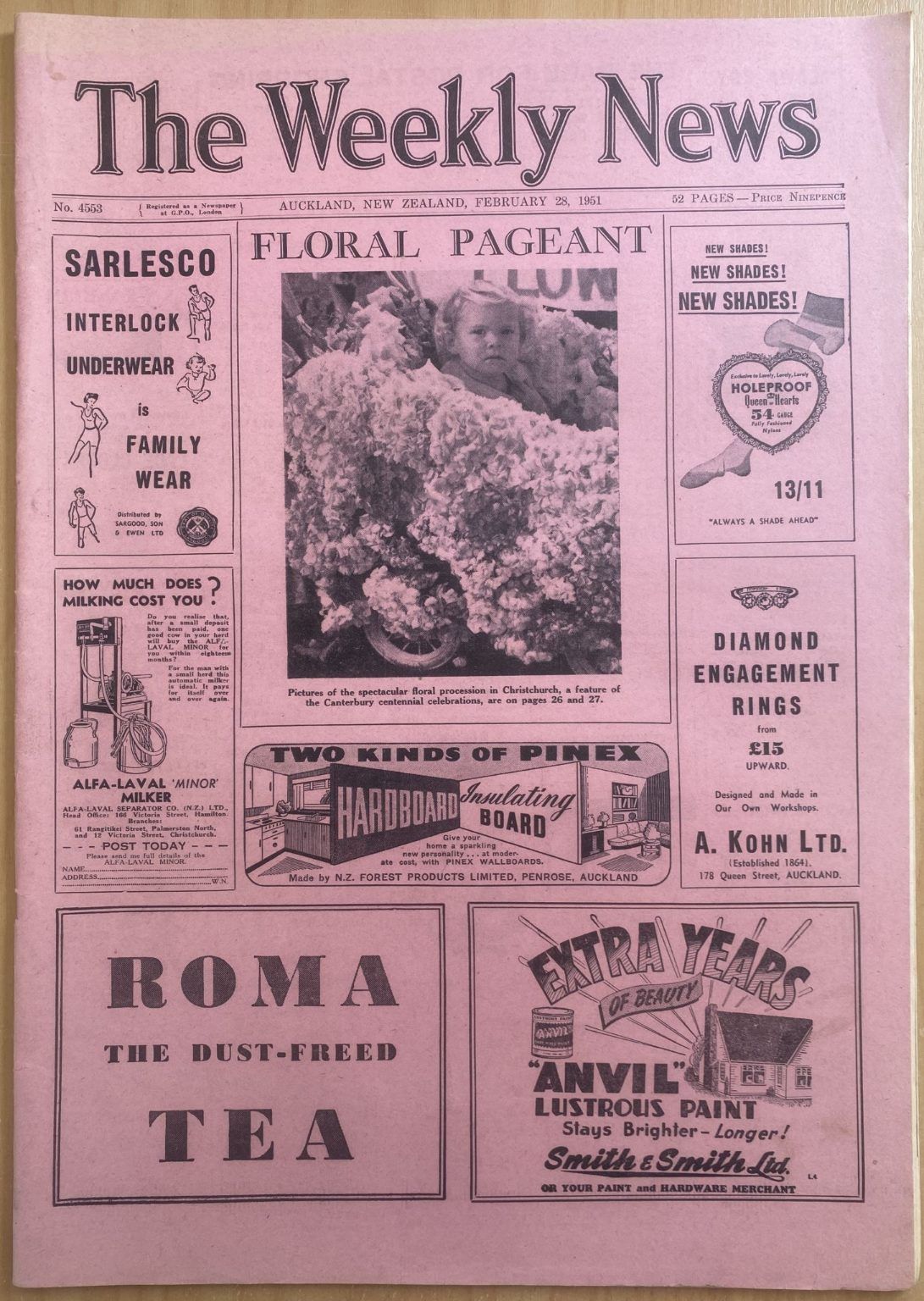 OLD NEWSPAPER: The Weekly News, No. 4553, 28 February 1951