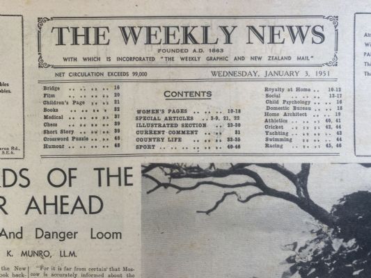 OLD NEWSPAPER: The Weekly News, No. 4545, 3 January 1951