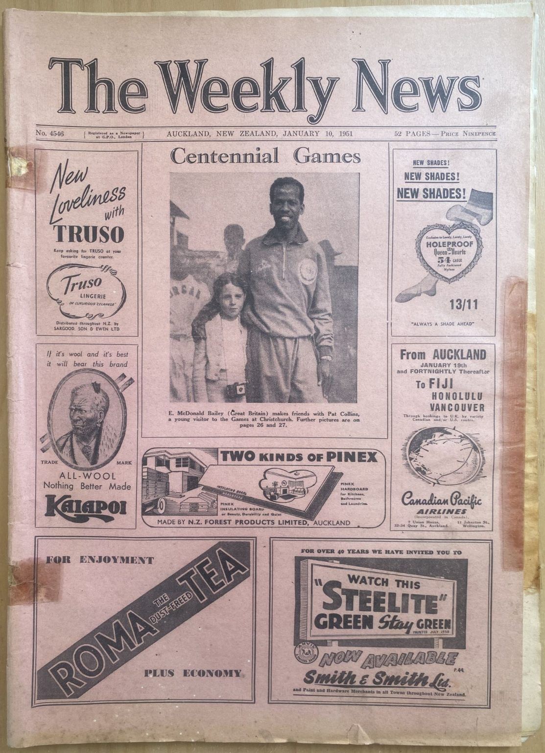 OLD NEWSPAPER: The Weekly News, No. 4546, 10 January 1951