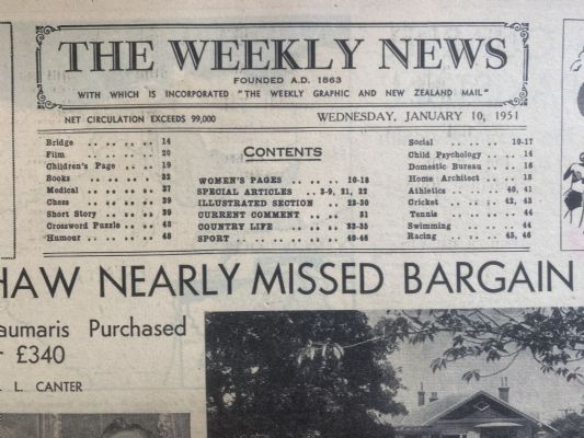 OLD NEWSPAPER: The Weekly News, No. 4546, 10 January 1951