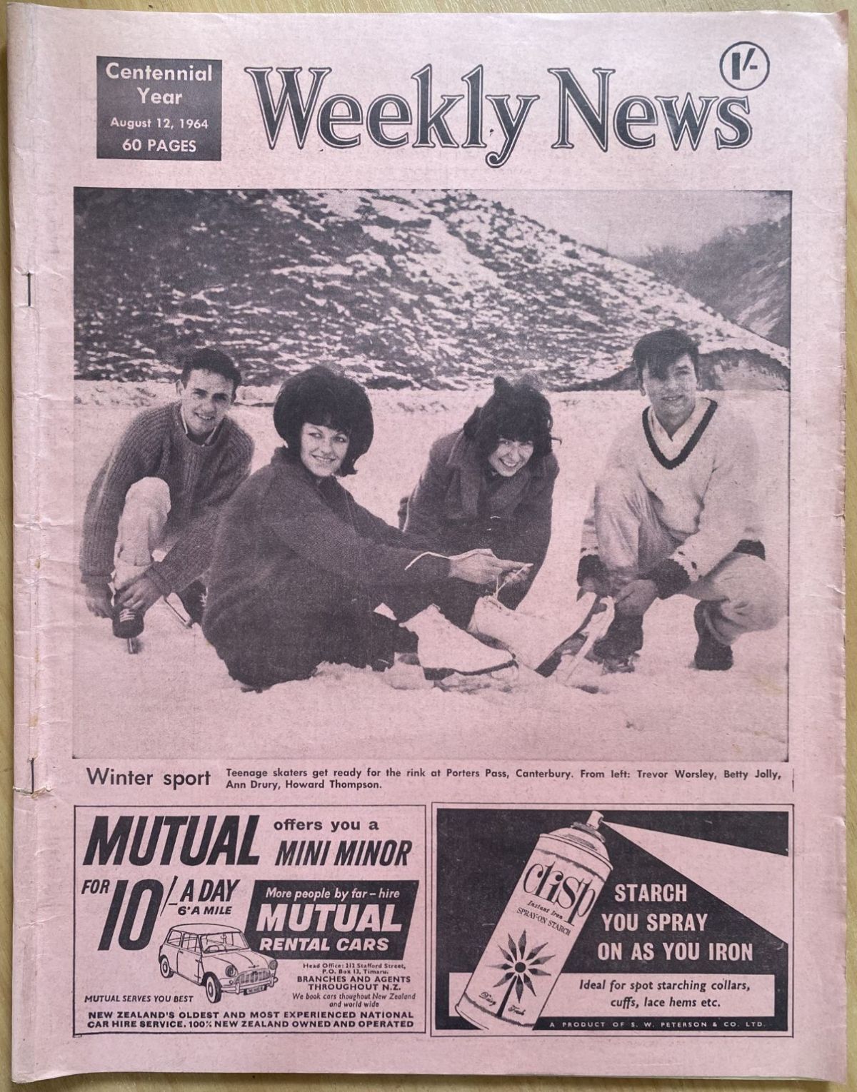 OLD NEWSPAPER: Weekly News, No. 5255, 12 August 1964