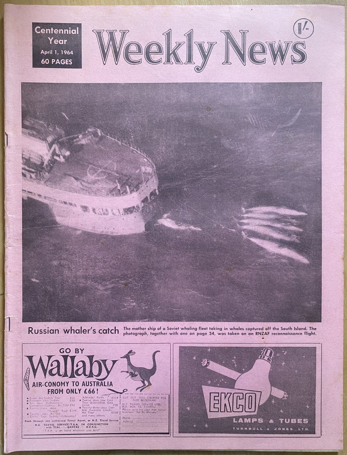 OLD NEWSPAPER: Weekly News, No. 5236, 1 April 1964