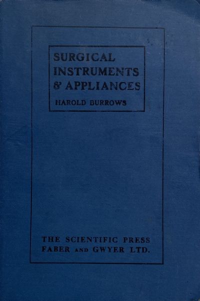 SURGICAL INSTRUMENTS & APPLIANCES Used in Operations 