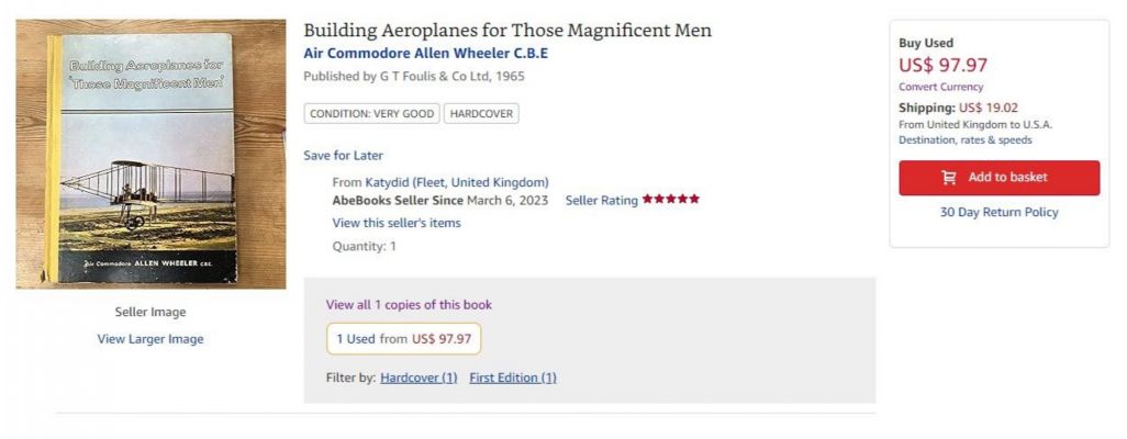 BUILDING AEROPLANES FOR 'THOSE MAGNIFICENT MEN'