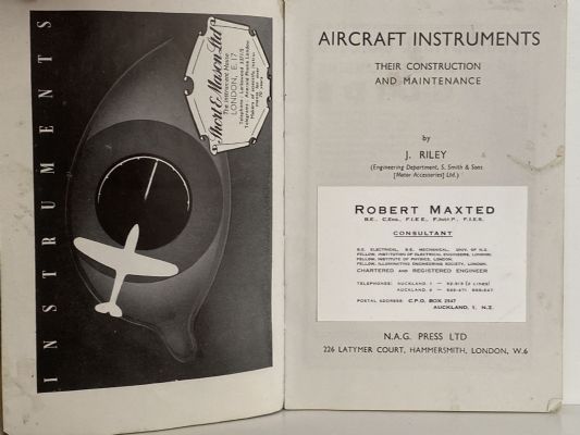 AIRCRAFT INSTRUMENTS: Their Construction And Maintenance