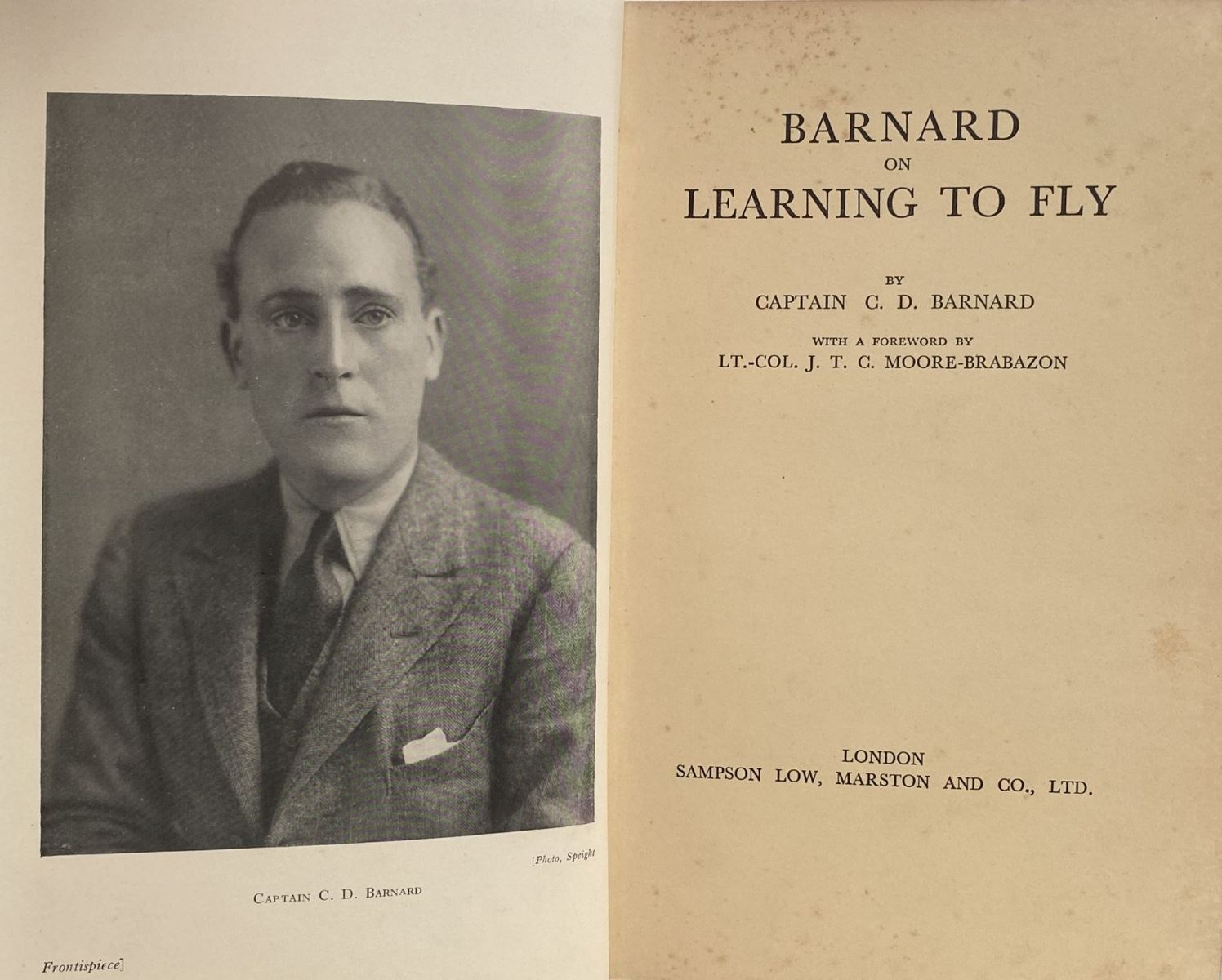 BARNARD ON LEARNING TO FLY