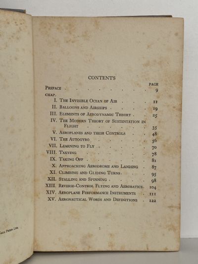AN ELEMENTARY COURSE OF AVIATION