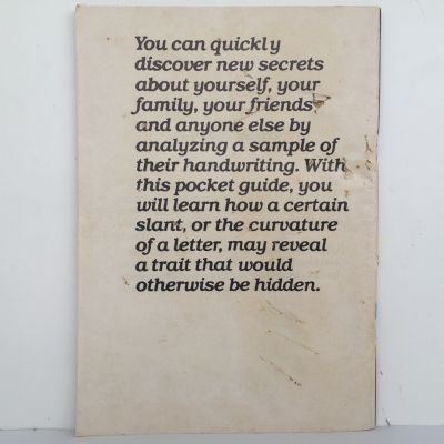 Handwriting Analysis: Pocket Guide