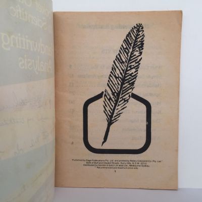 Handwriting Analysis: Pocket Guide