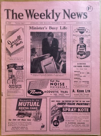 OLD NEWSPAPER: The Weekly News, No. 4947, 17 September 1958