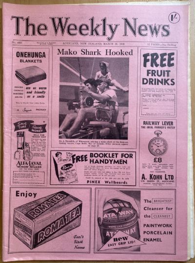 OLD NEWSPAPER: The Weekly News, No. 4921, 19 March 1958