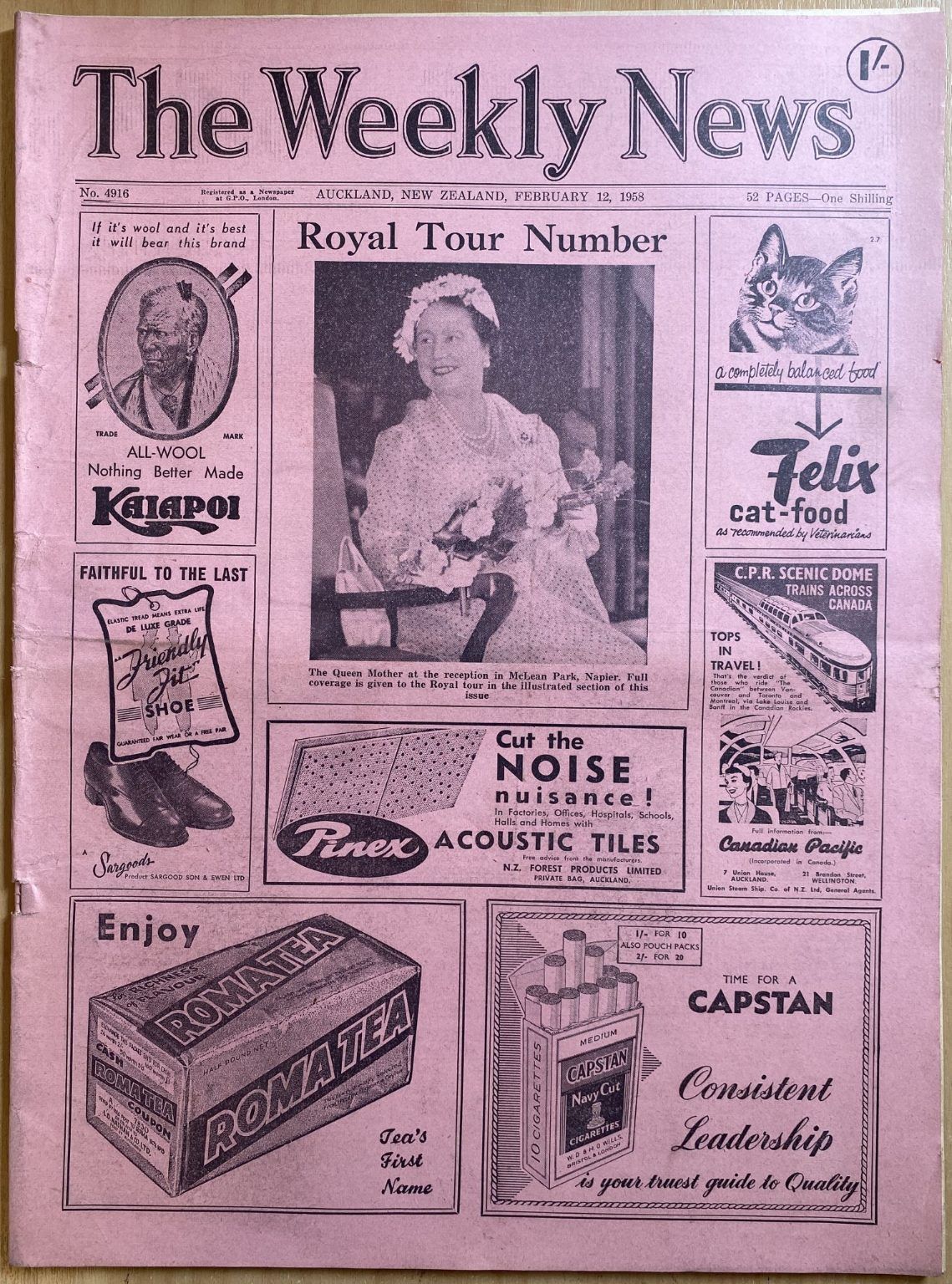 OLD NEWSPAPER: The Weekly News, No. 4916, 12 February 1958