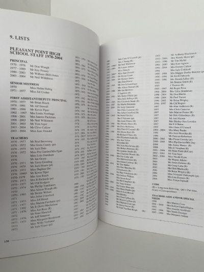 NEW PATHWAYS: A History of Pleasant Point High School 1970 - 2004