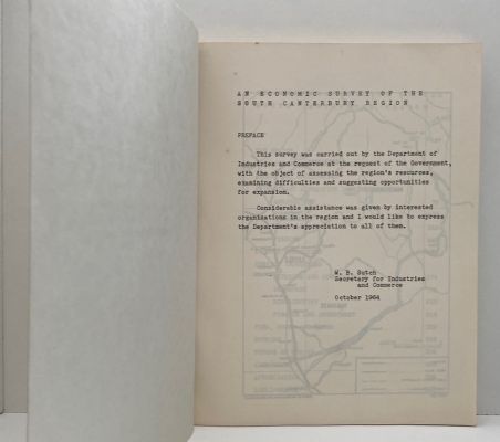 AN ECONOMIC SURVEY OF THE SOUTH CANTERBURY REGION: Industries and Commerce 1964