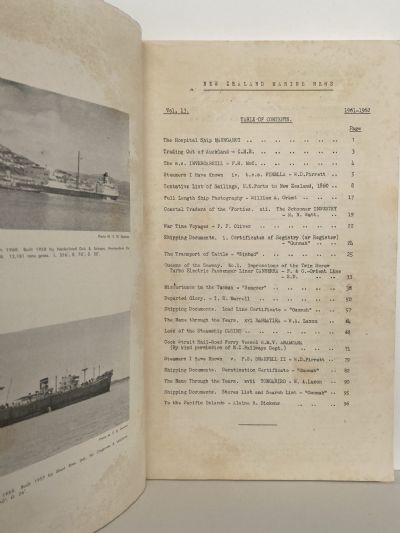 NEW ZEALAND MARINE NEWS: Volume 13, 1961 - 1962
