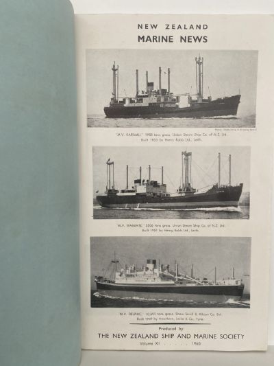 NEW ZEALAND MARINE NEWS: Volume 12, 1960 - 1961