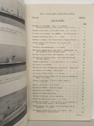 NEW ZEALAND MARINE NEWS: Volume 12, 1960 - 1961