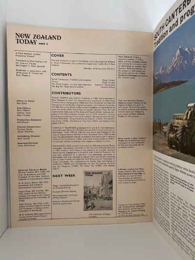 NEW ZEALAND TODAY: Part 5, South Canterbury - Tradition And Progress