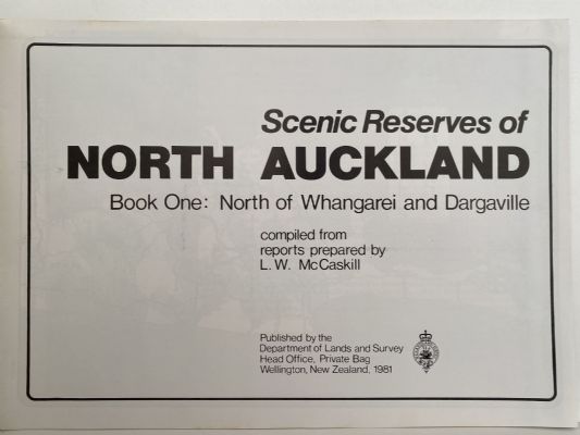 SCENIC RESERVES OF NORTH AUCKLAND: Books 1+2