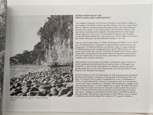 SCENIC RESERVES OF NORTH AUCKLAND: Books 1+2