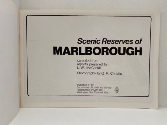 SCENIC RESERVES OF MARLBOROUGH