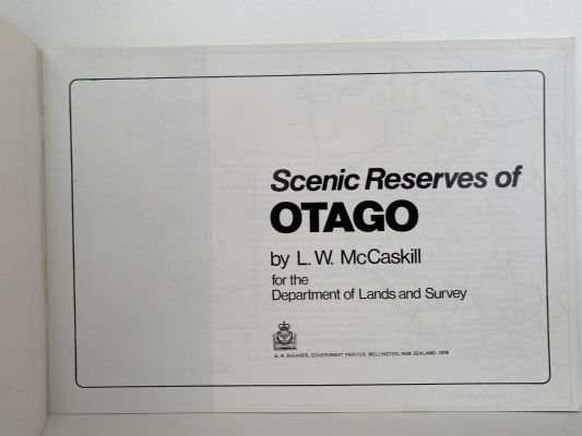 SCENIC RESERVES OF OTAGO