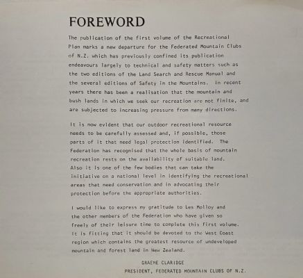 OUTDOOR RECREATION ON THE WEST COAST: A Conservation Plan