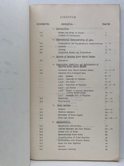 OLD REPORT: Timaru City Water Supply