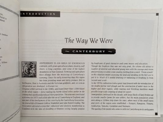 THE WAY WE WERE: Pictorial Memories of New Zealand - Canterbury