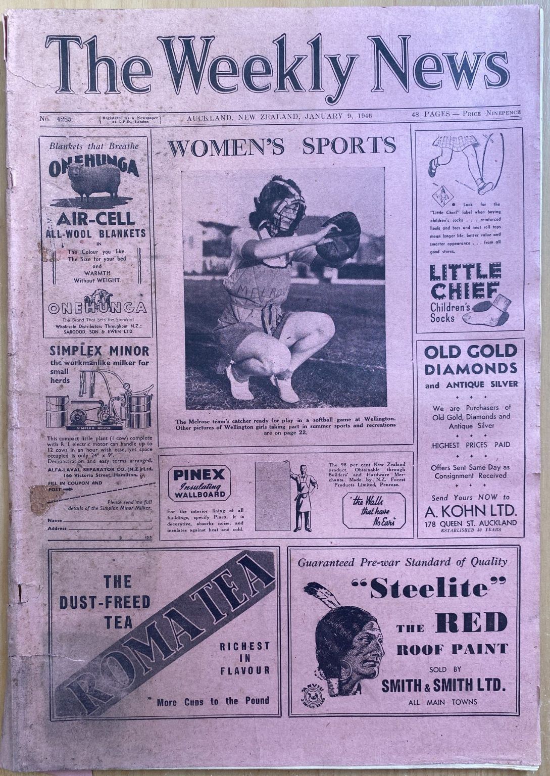 OLD NEWSPAPER: The Weekly News - No. 4285, 9 January 1946