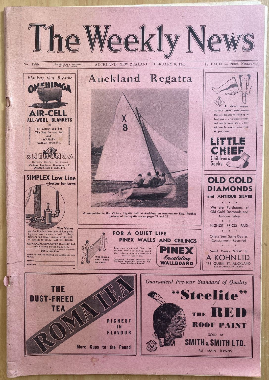 OLD NEWSPAPER: The Weekly News - No. 4289, 6 February 1946